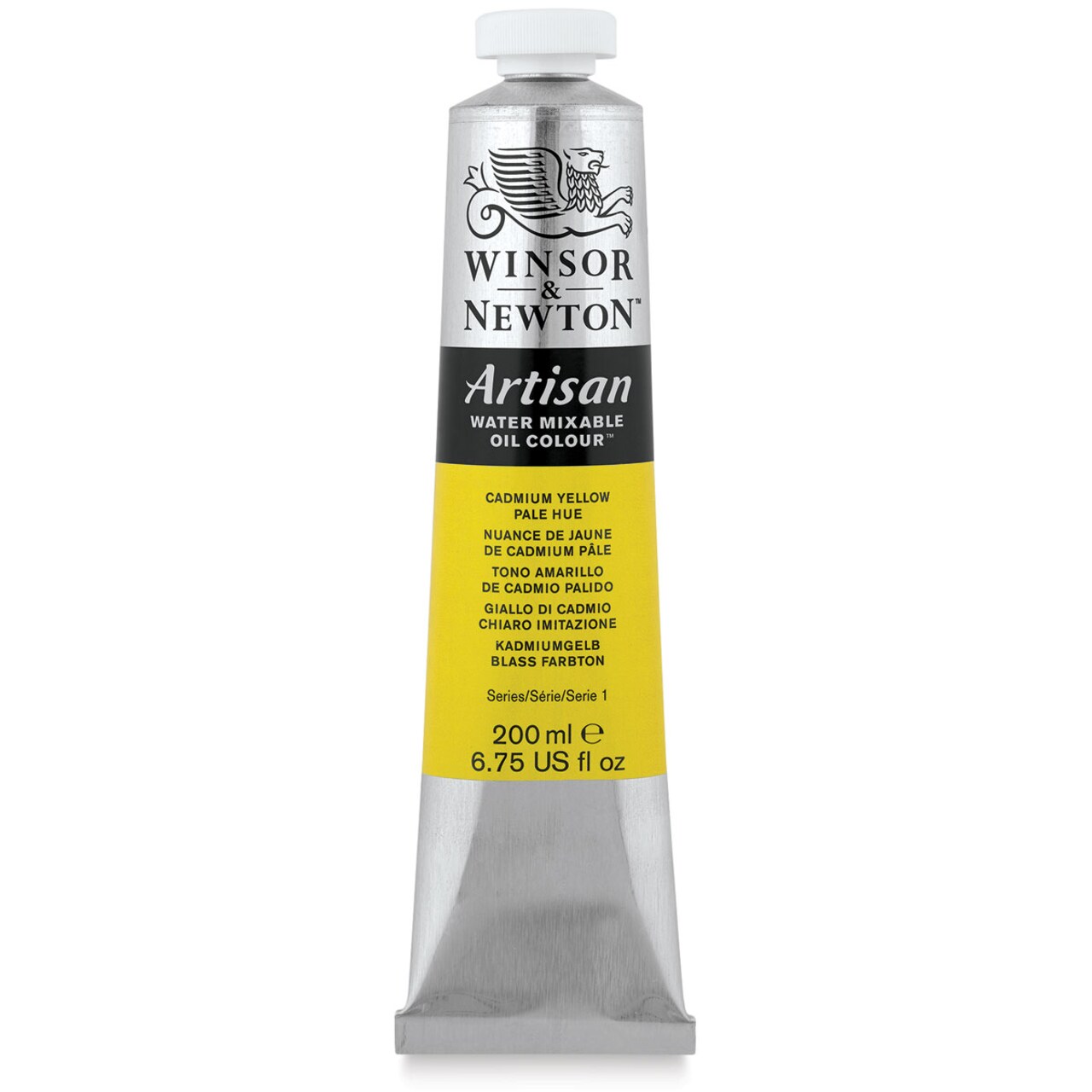 Winsor & Newton Artisan Water Mixable Oil Paint - Cadmium Yellow Pale Hue, 200 ml tube